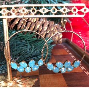 Catherine Popesco 14k Gold Plated Earrings NWOT